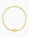 Parker Heart Mini Bracelet || option::18K Gold Plated