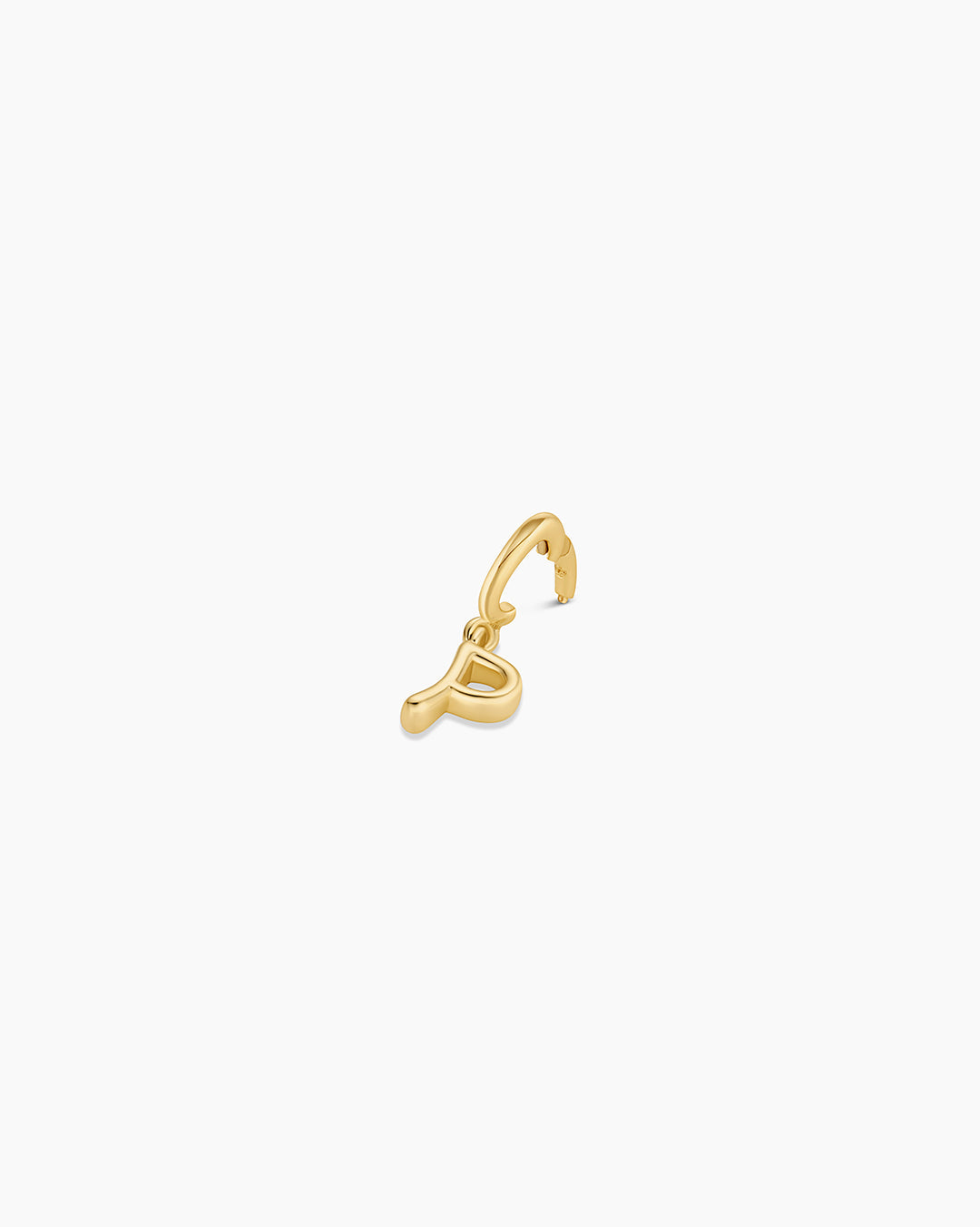Ryder Alphabet Charm || option::18K Gold Plated, P