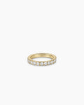 Lab Grown Diamond Eternity Ring || option::14K Solid Gold, 2.6mm