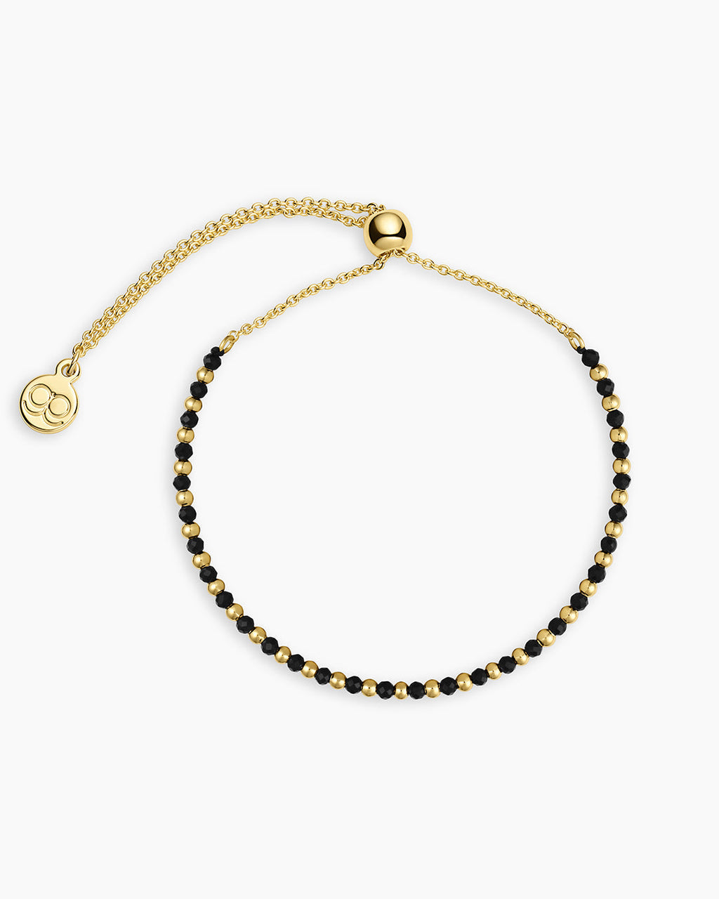 Power Gemstone Brooks Bracelet for Protection || option::18K Gold Plated, Black Onyx - Protection