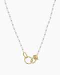 Scallop Padlock Beach Necklace || option::18K Gold Plated