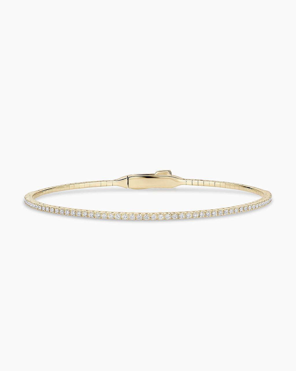 Diamond Melbourne Cuff || option::14K Solid Gold, 6.5 in.