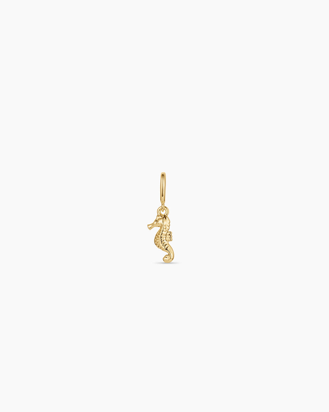 Seahorse Parker Charm || option::18K Gold Plated