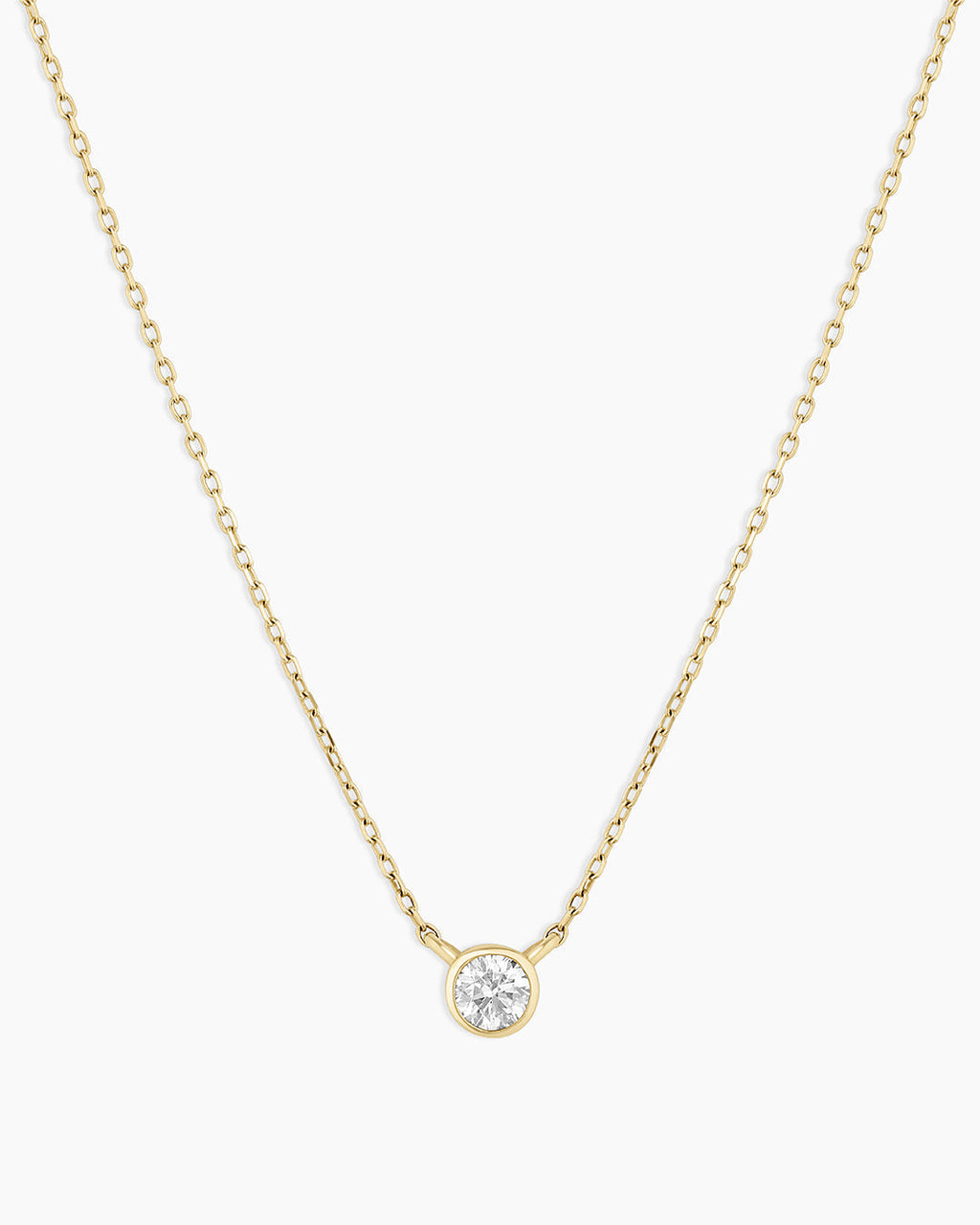Classic Diamond Necklace || option::14K Solid Gold