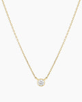 Classic Diamond Necklace || option::14K Solid Gold