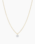 Floating Diamond Necklace || option::18K Solid Gold