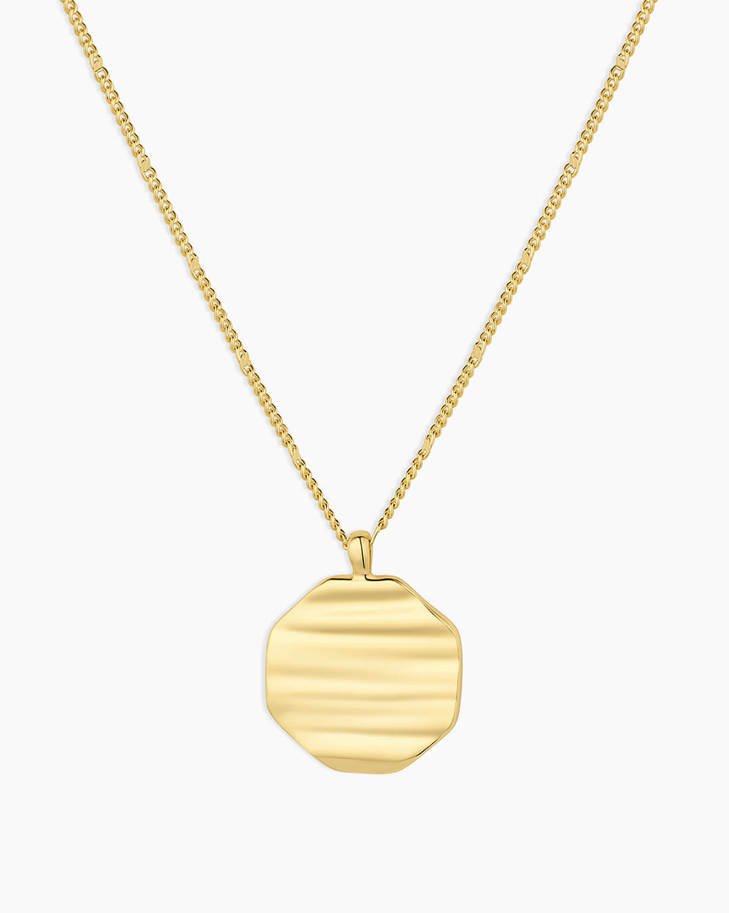 Sunset Coin Necklace || option::18K Gold Plated