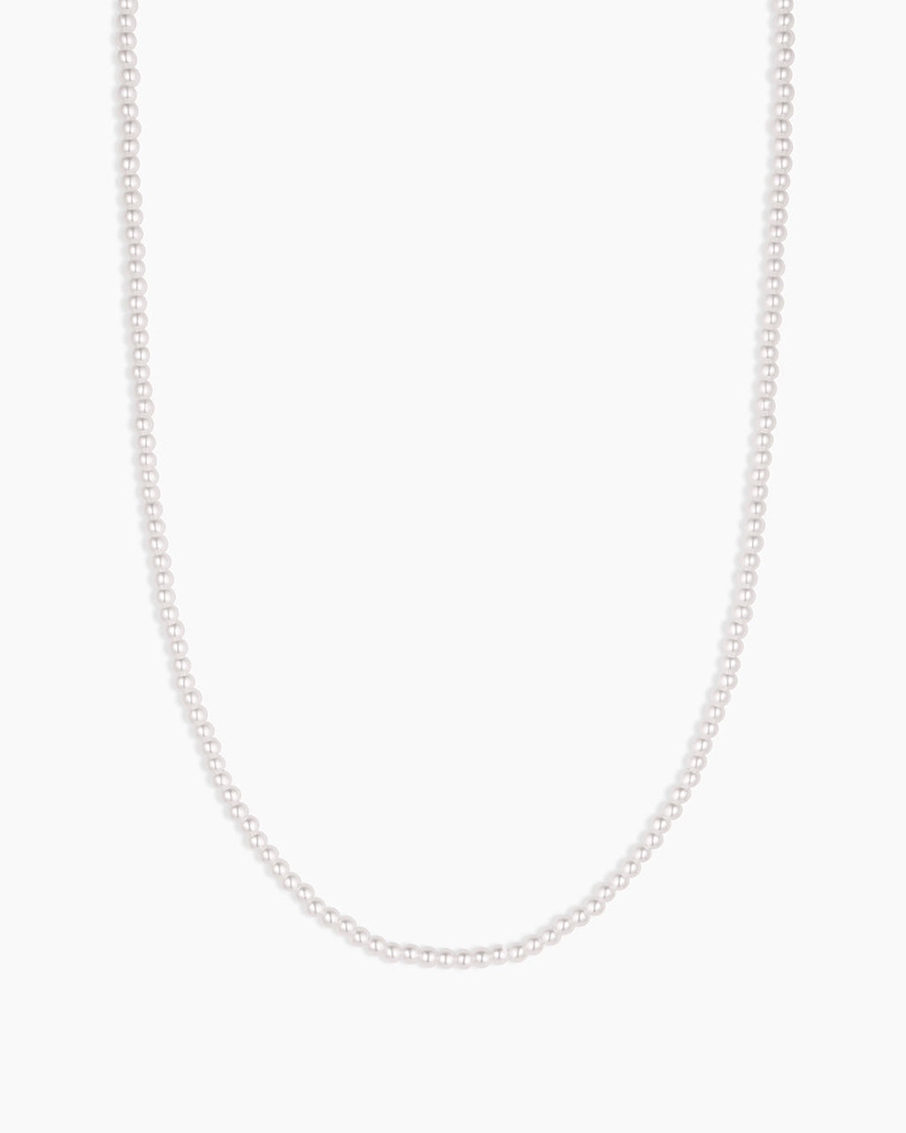 Finley Mini Pearl Necklace || option::18K Gold Plated