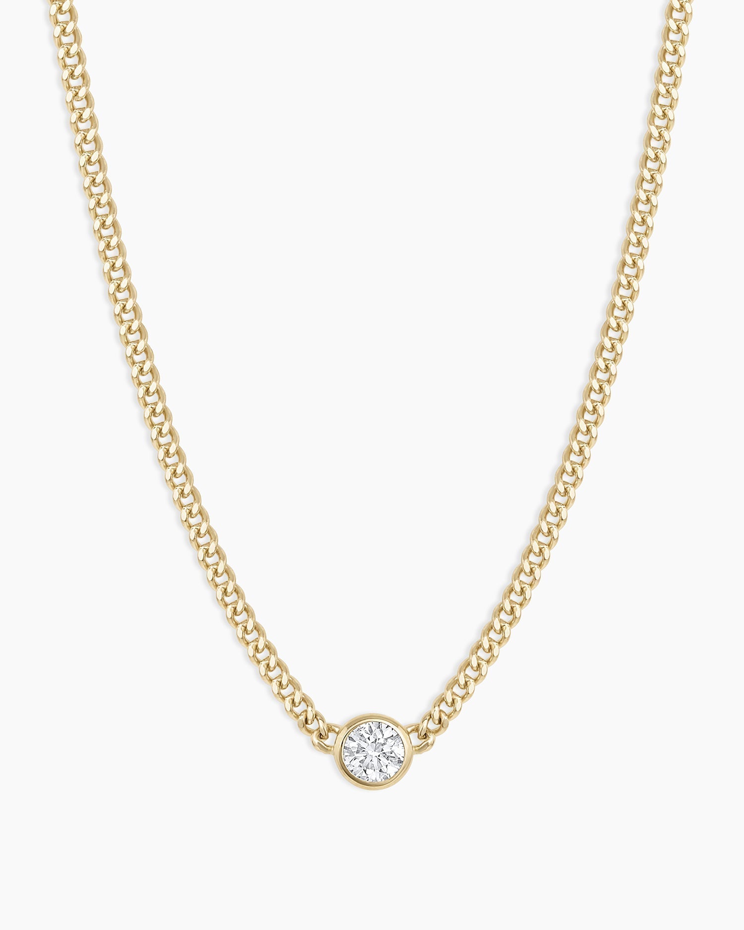 Diamond Wilder Necklace || option::14K Solid Gold