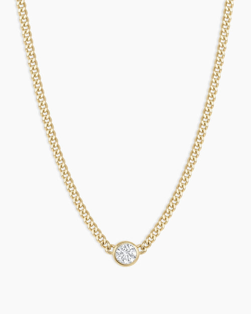 Diamond Wilder Necklace || option::14K Solid Gold