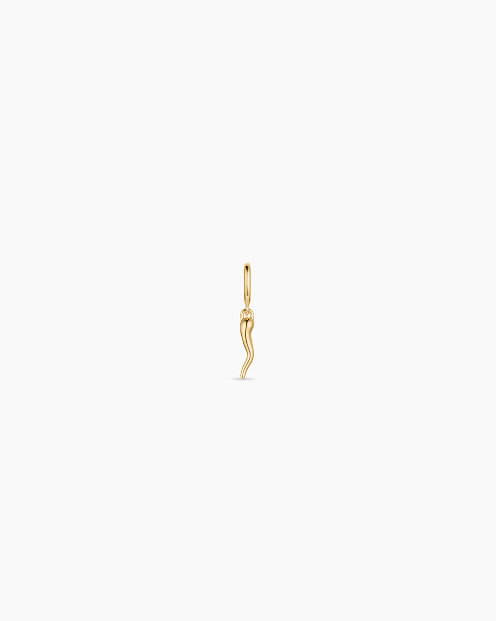 Italian Horn Parker Charm || option::18K Gold Plated