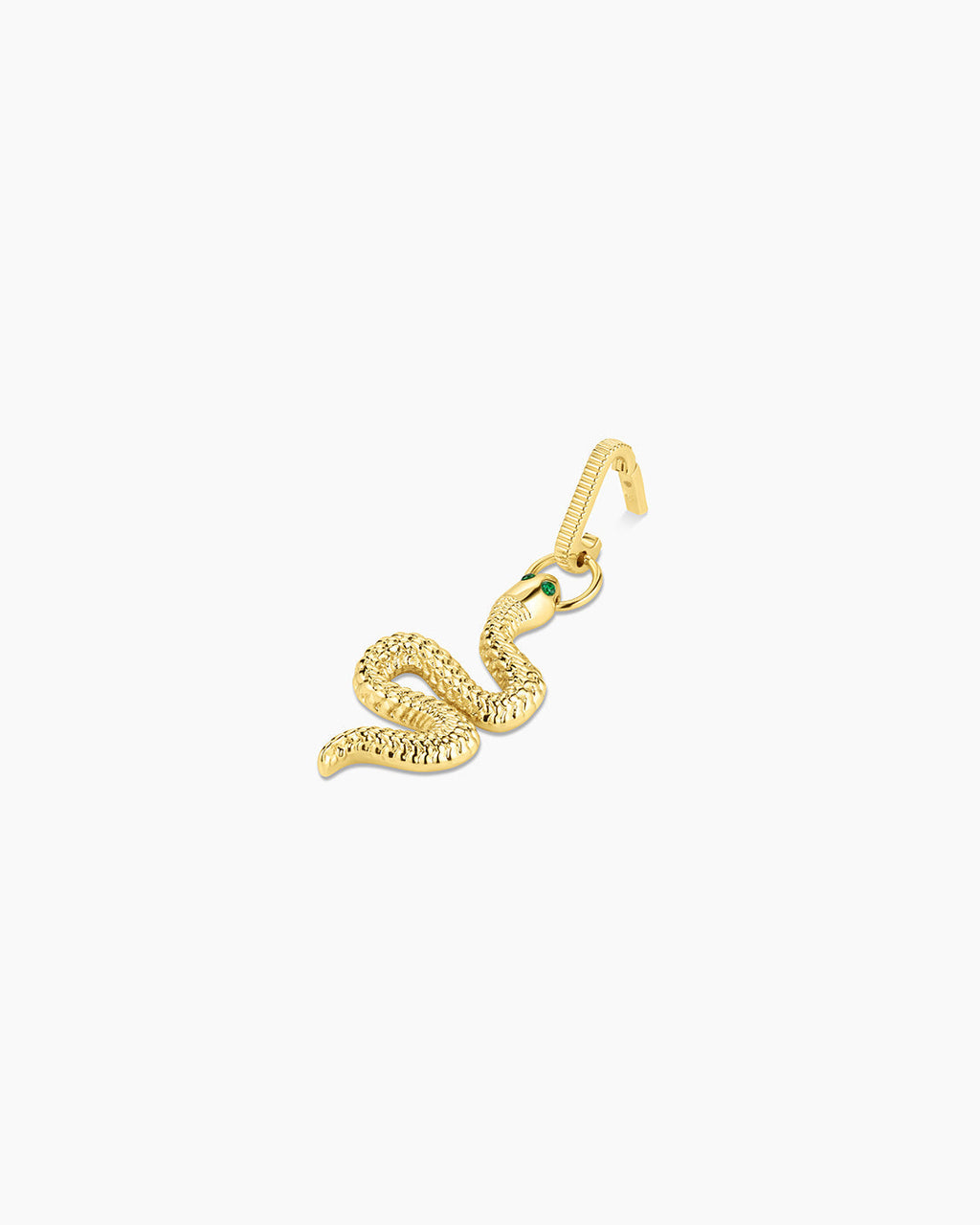 Snake Statement Charm || option::18K Gold Plated