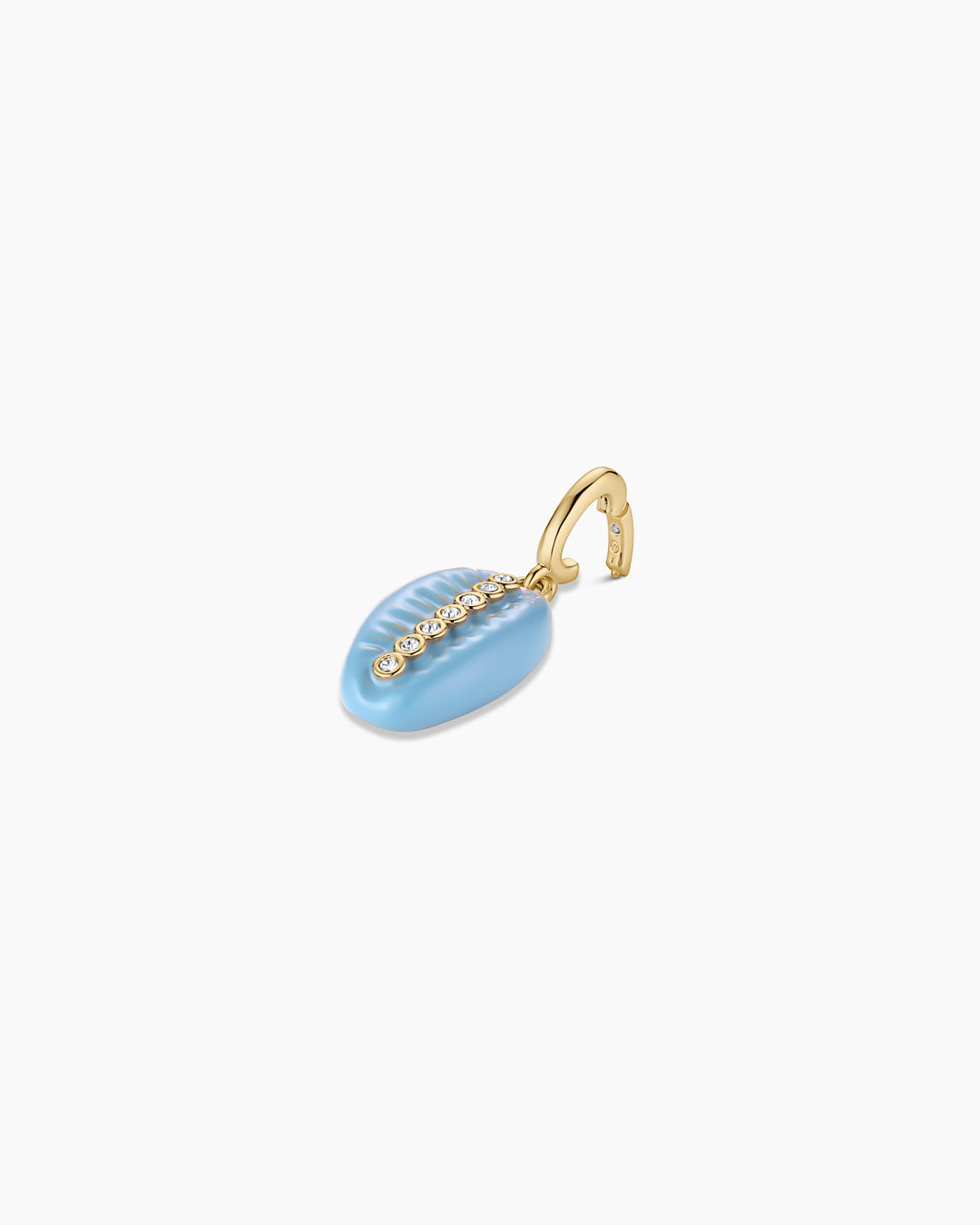 Cowrie Enamel Parker Charm || option::18K Gold Plated