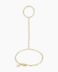Parker Delicate Hand Chain || option::18K Gold Plated