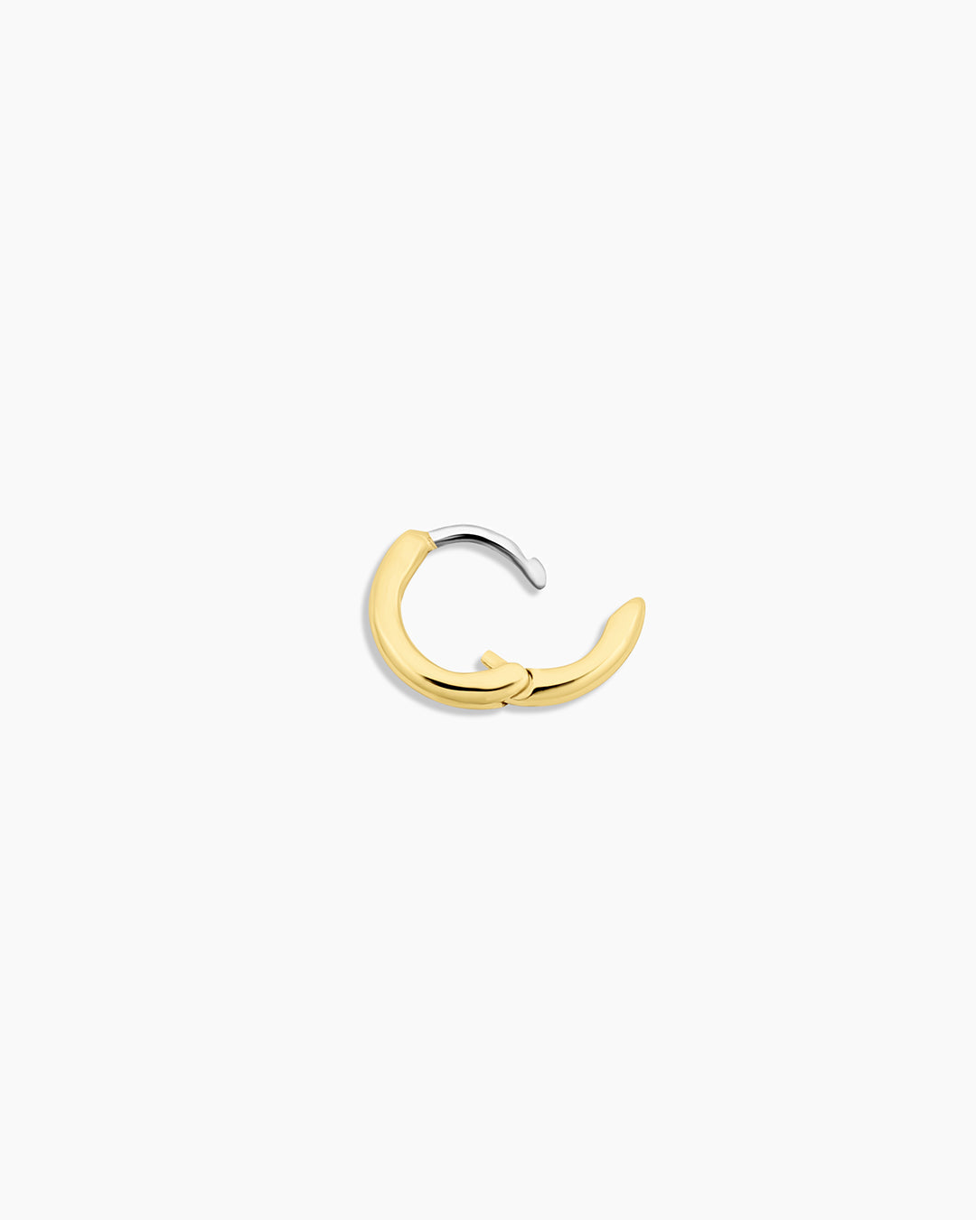 Taner Charm Huggie || option::18K Gold Plated