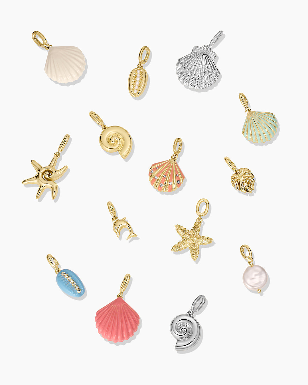 Nautilus Parker Charm || option::Silver Plated