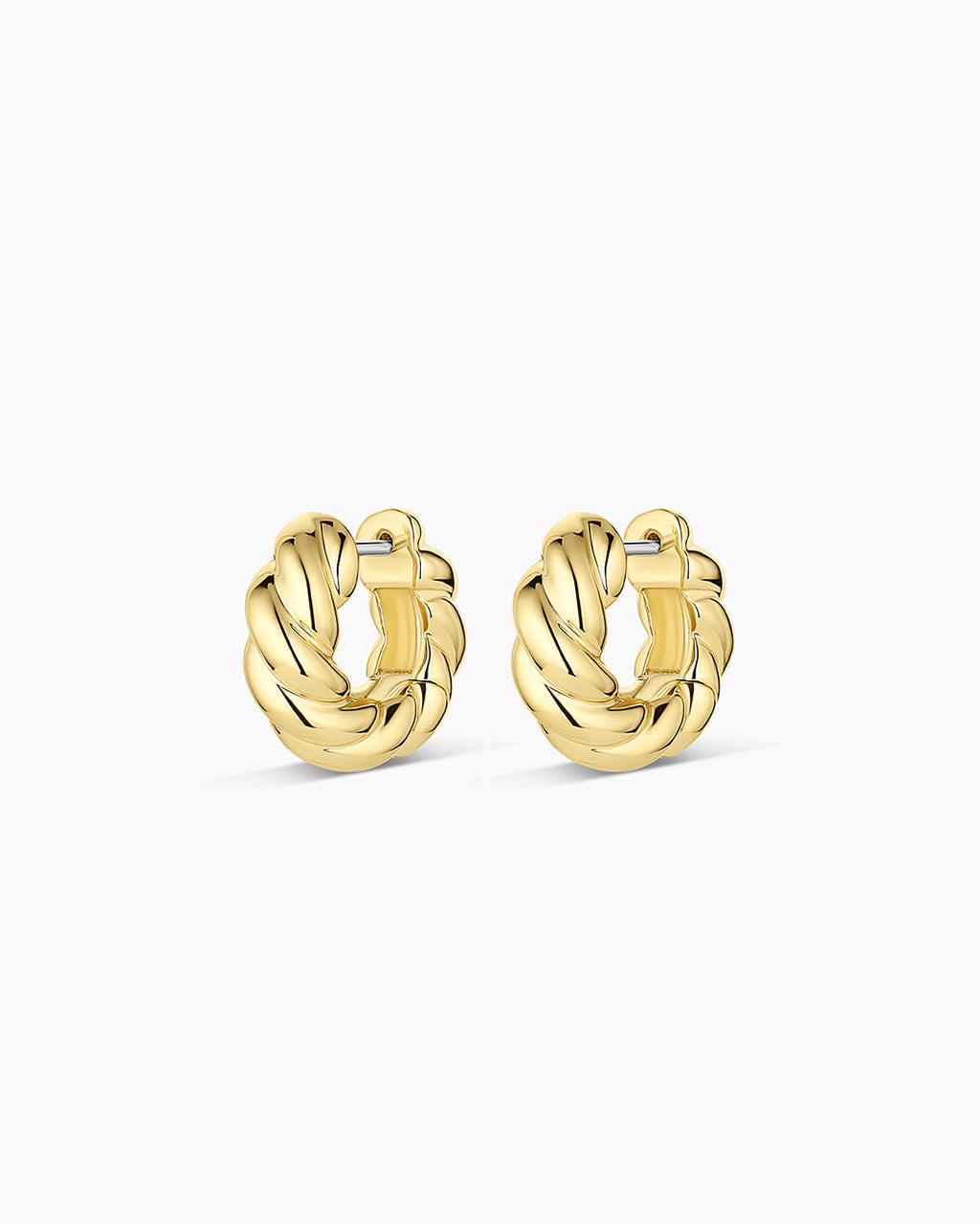 Crew Helium Huggies || option::18K Gold Plated