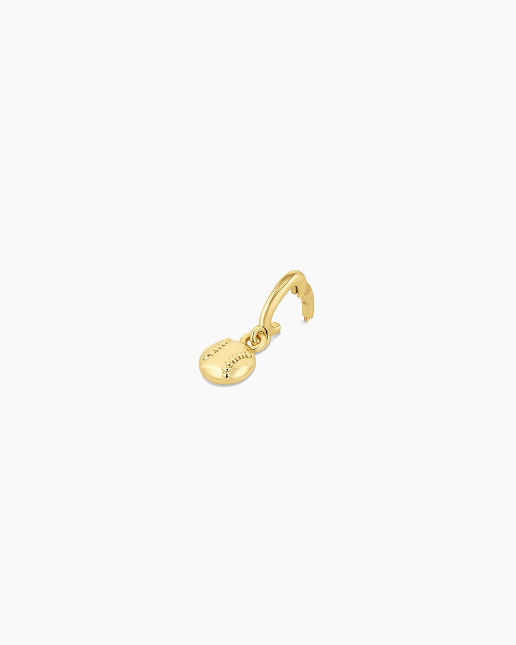 Varsity Parker Charm || option::18K Gold Plated, Baseball