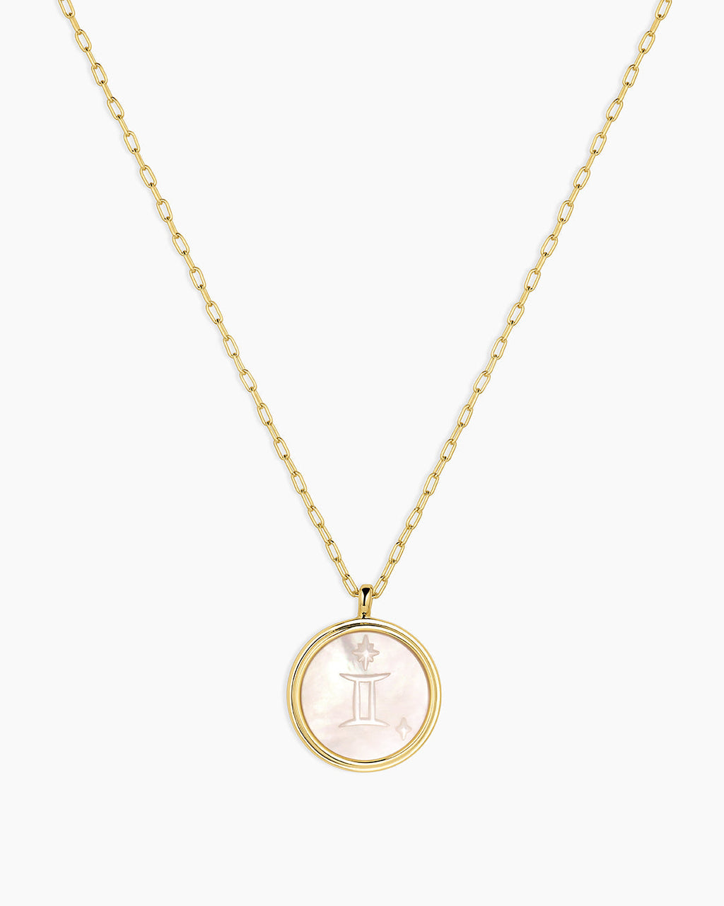 Zodiac Necklace - Scorpio, Astrology Coin Necklace, Scorpio Necklace || option::18K Gold Plated, Gemini
