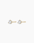 Lab Grown Diamond Solitaire Studs || option::14K Solid Gold, .25ct