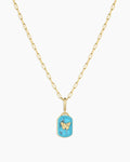 Power Gemstone Parker
 Charm Necklace Healing || option::18K Gold Plated