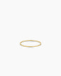 Classic Gold Plated G Ring || option::14K Solid Gold
