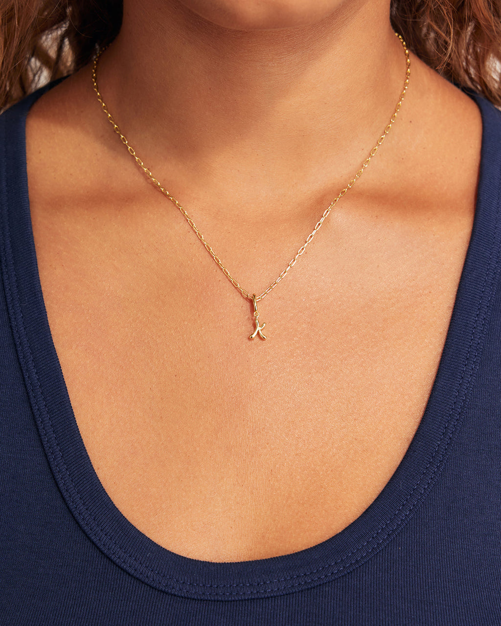 Ryder Alphabet Charm || option::18K Gold Plated, K