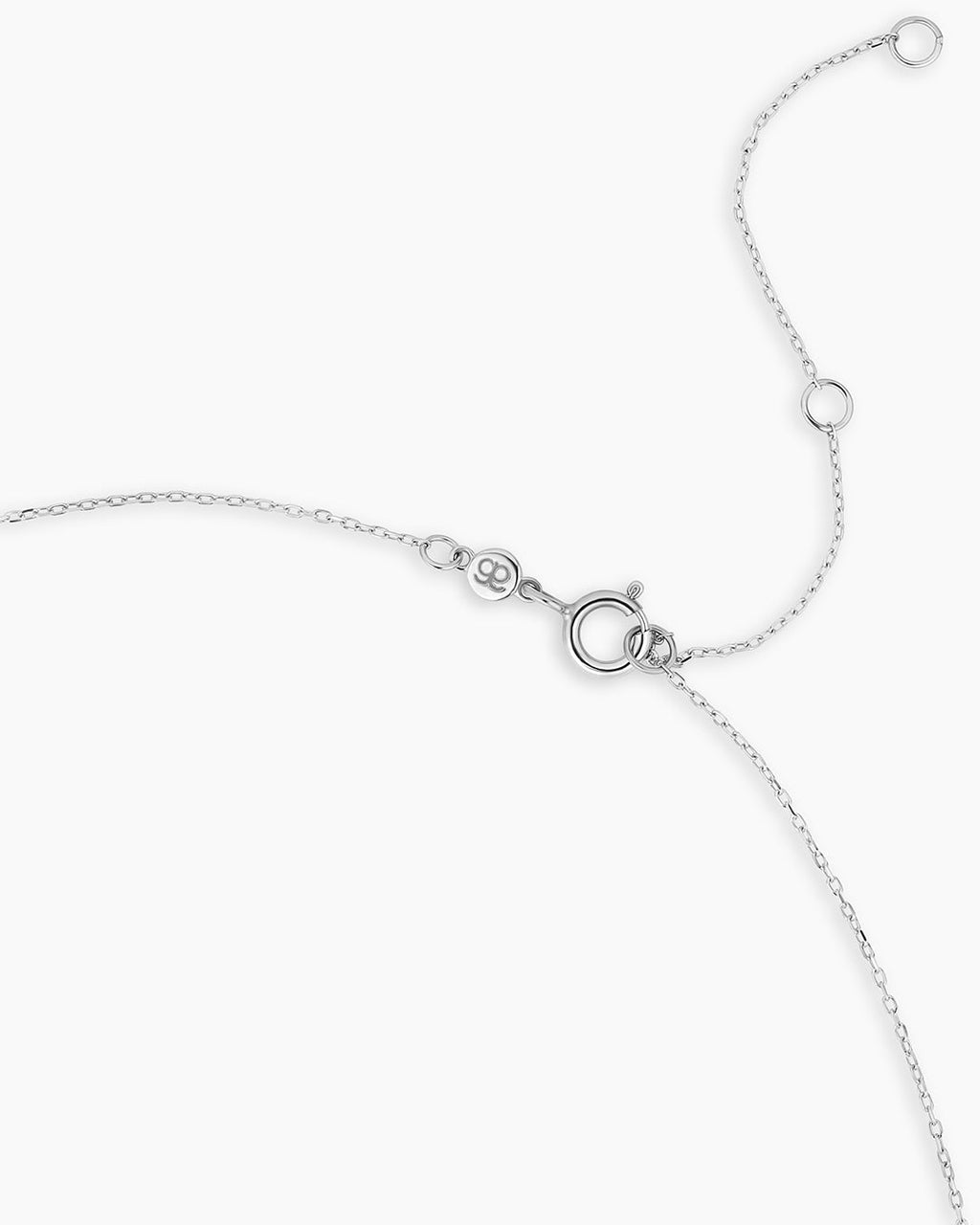 Diamond Cross Necklace || option::14K Solid White Gold