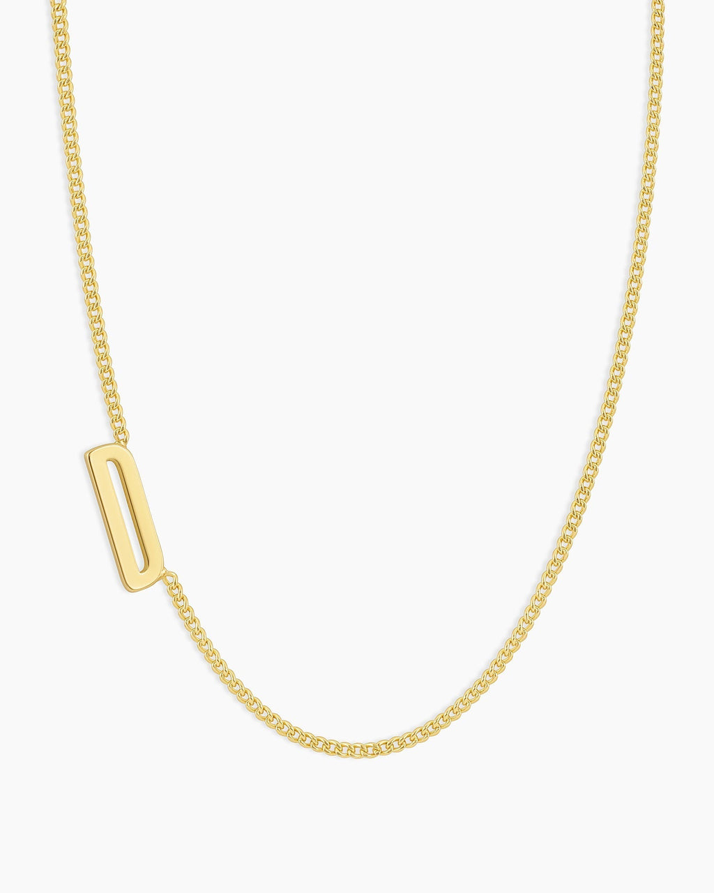 Wilder Alphabet Necklace Alphabet Necklace #D || option::18K Gold Plated, D