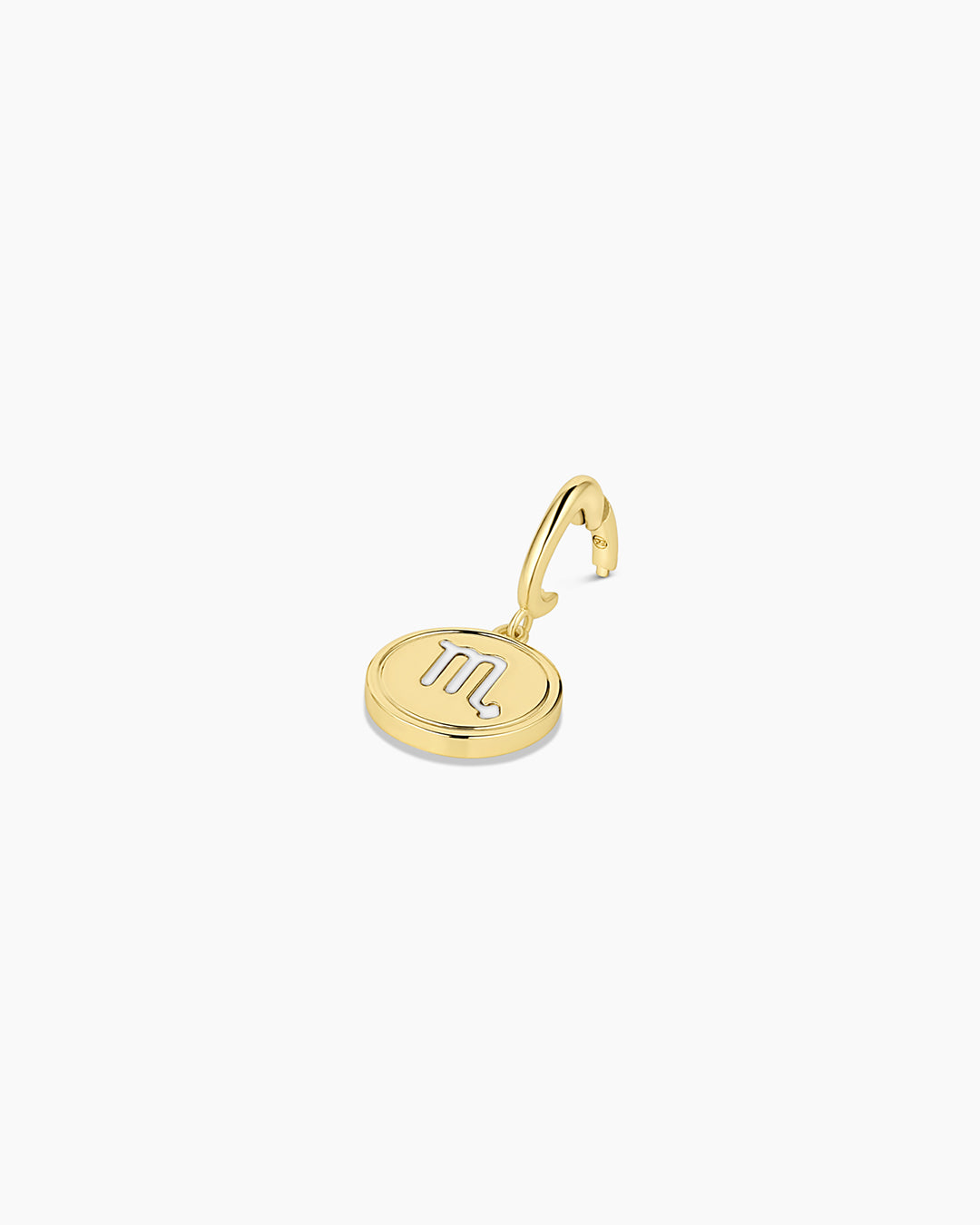 Zodiac Parker Charm || option::18K Gold Plated, Scorpio