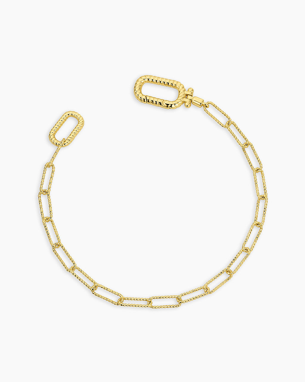 Crew Link Bracelet || option::18K Gold Plated