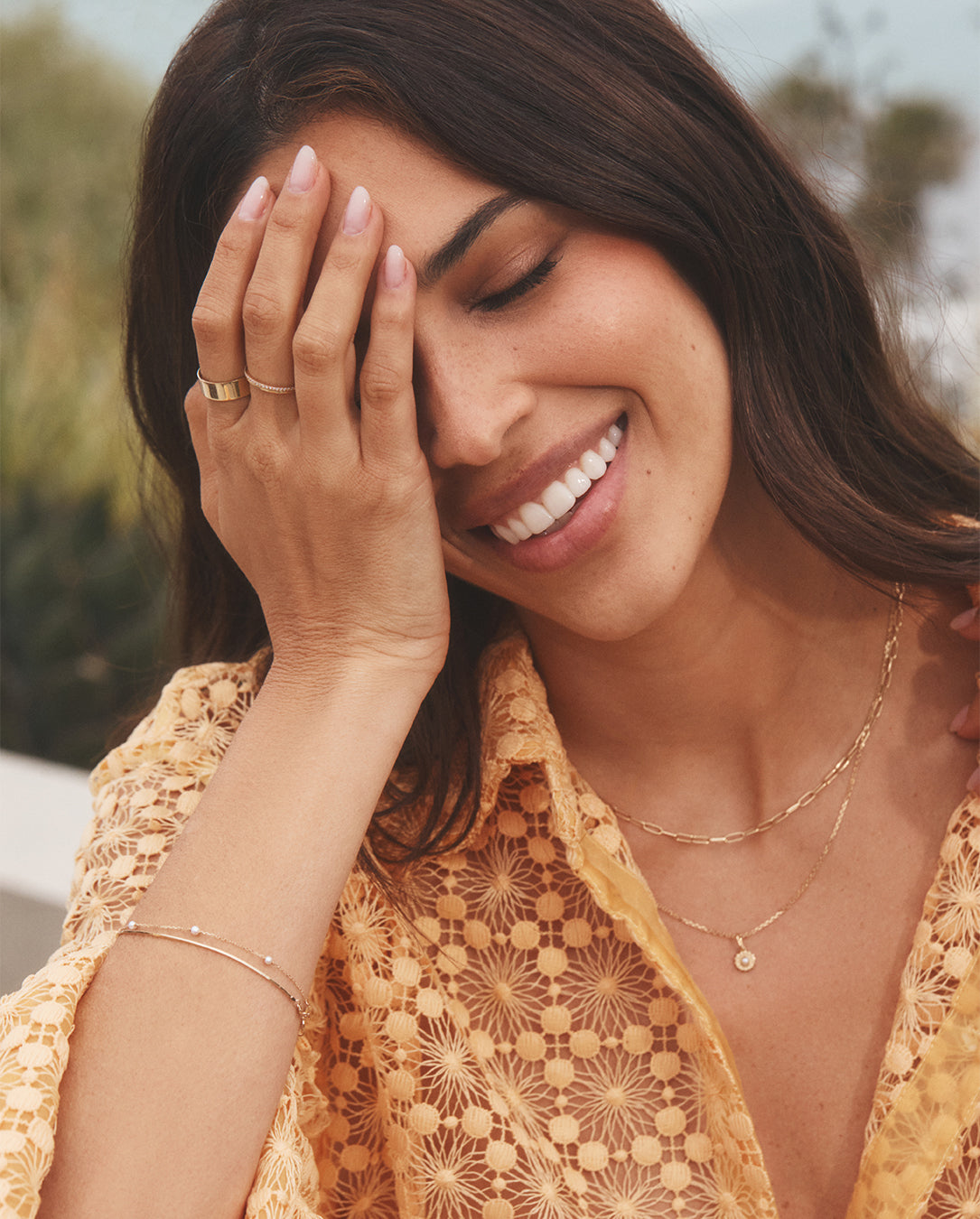 Sun Birthstone Charm Necklace || option::14K Solid Gold, Citrine - November || set::sun-birthstone-charm-june-stl