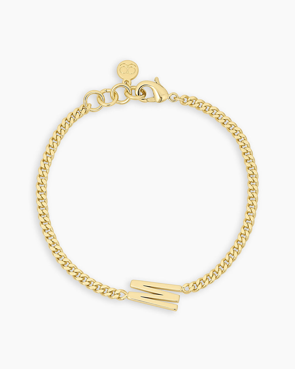 Wilder Alphabet Bracelet Alphabet Bracelet #W || option::18K Gold Plated, W