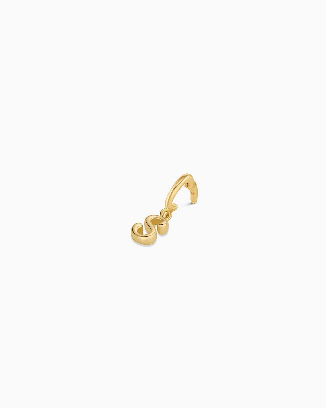 Ryder Alphabet Charm || option::18K Gold Plated, S