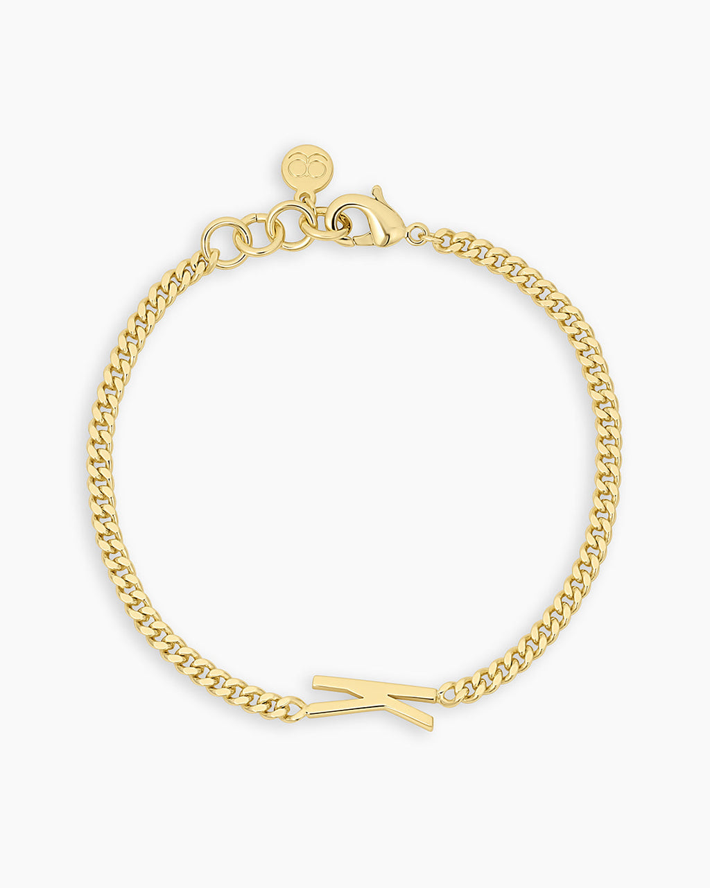 Wilder Alphabet Bracelet Alphabet Bracelet #K || option::18K Gold Plated, K