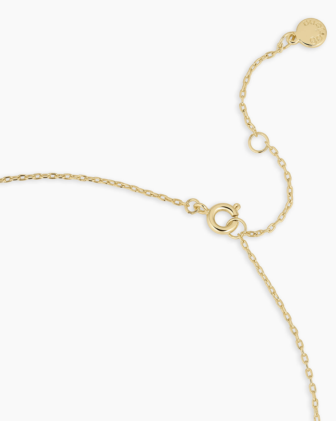 Elle Diamond Row Necklace || option::14K Solid Gold