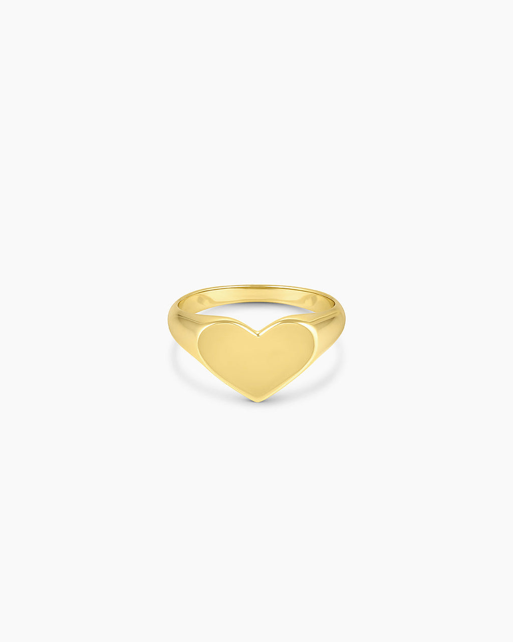 LouiseHeart Signet Ring18K Gold PlatedHeart ring || option::18K Gold Plated
