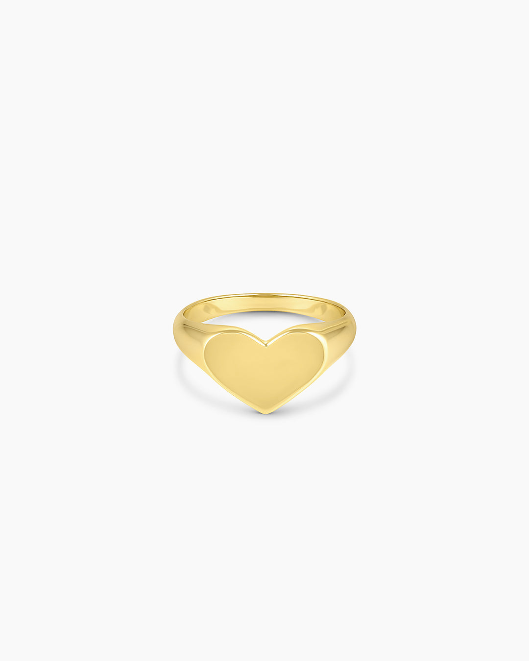 LouiseHeart Signet Ring18K Gold PlatedHeart ring || option::18K Gold Plated