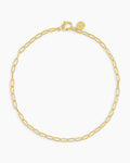 Parker Mini Anklet chain link anklet || option::18K Gold Plated