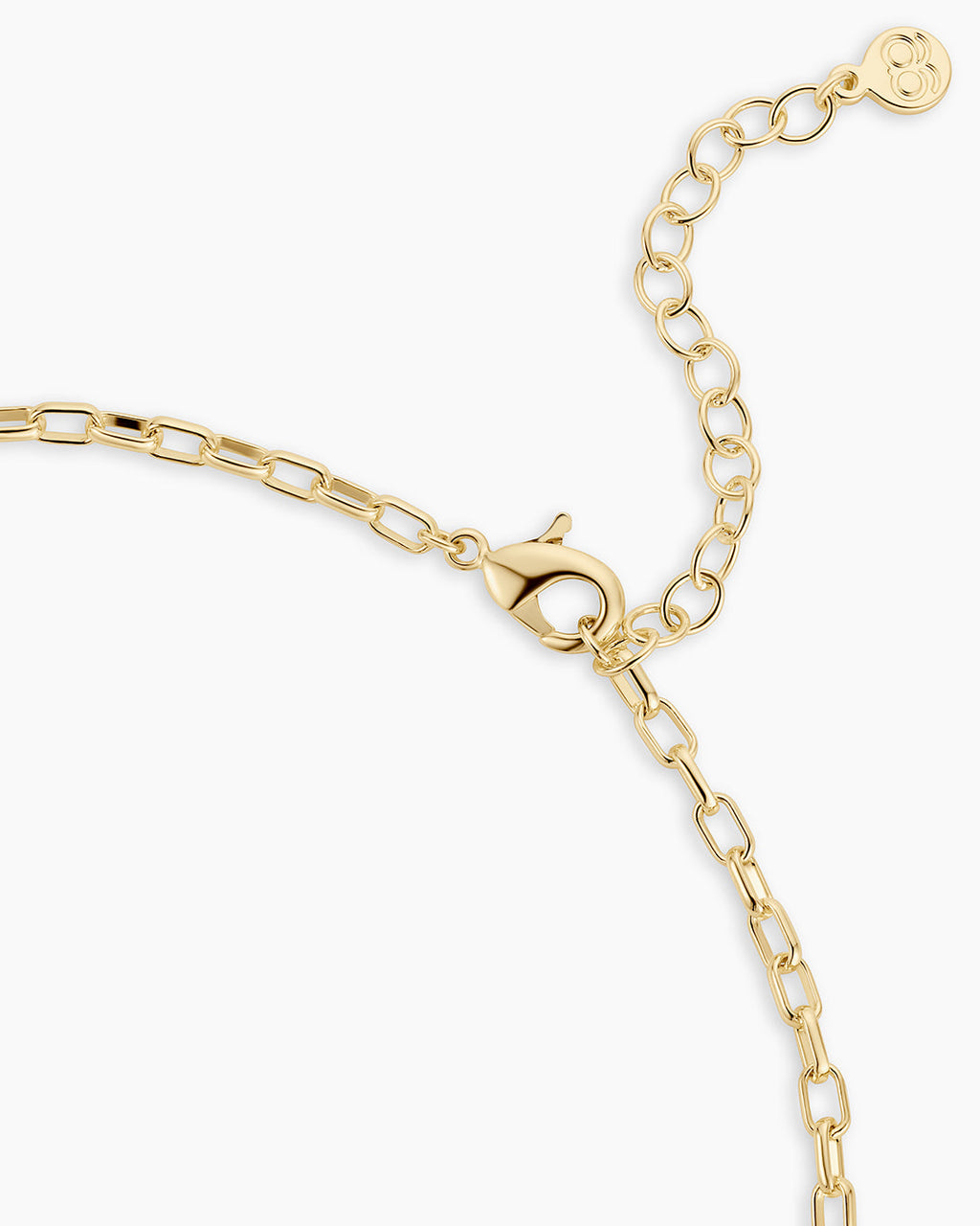 Western Mini Charm Necklace || option::18K Gold Plated
