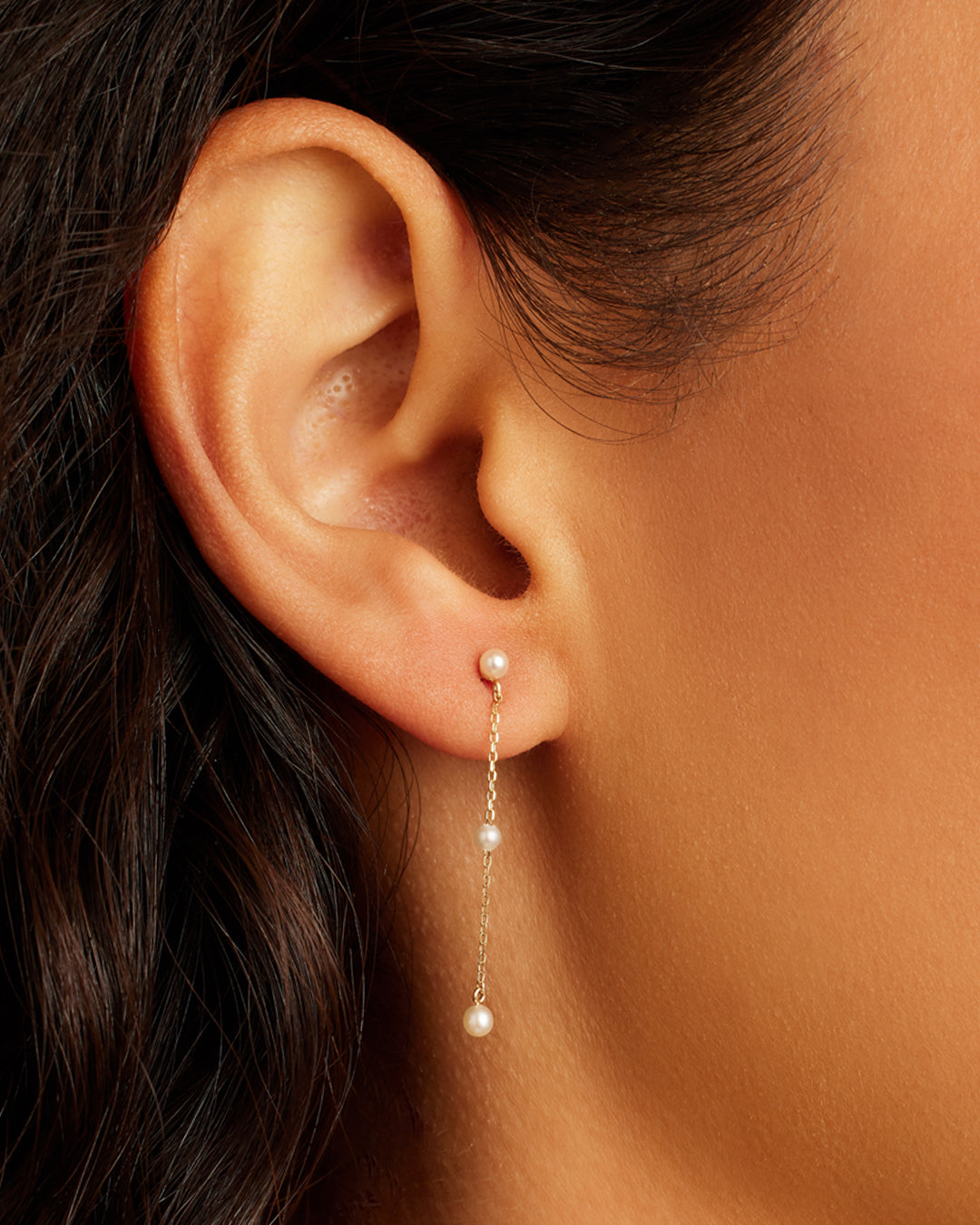 NewportPearl Earring || option::14K Solid Gold