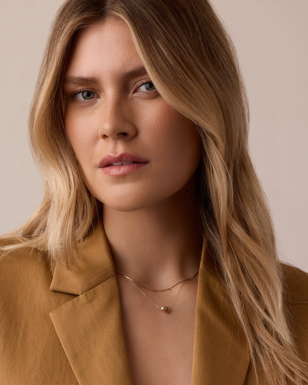Diamond Bond Interlocking Rose Necklace || option::14K Solid Gold, Set