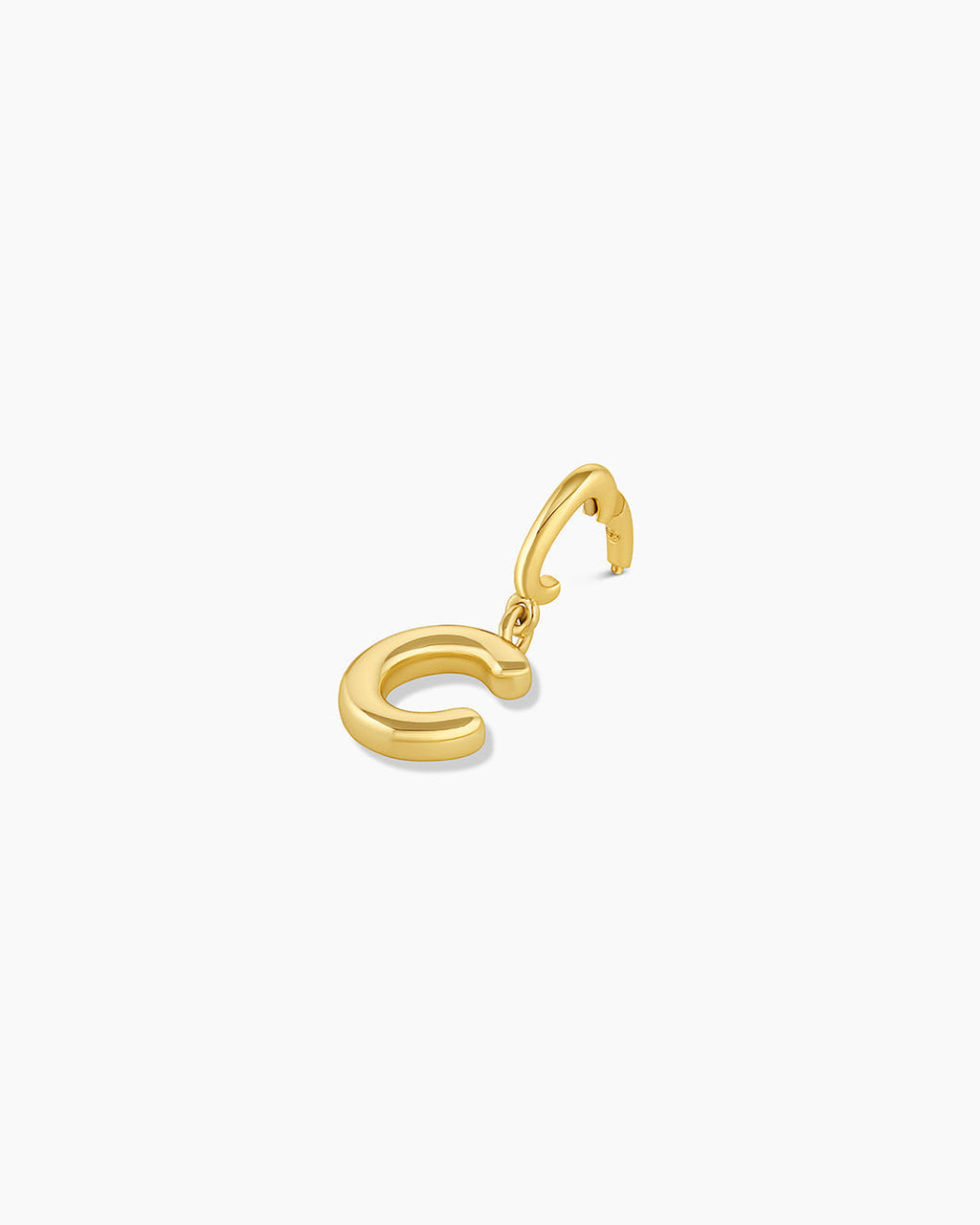Alphabet Helium Parker Charm #C || option::18K Gold Plated, C