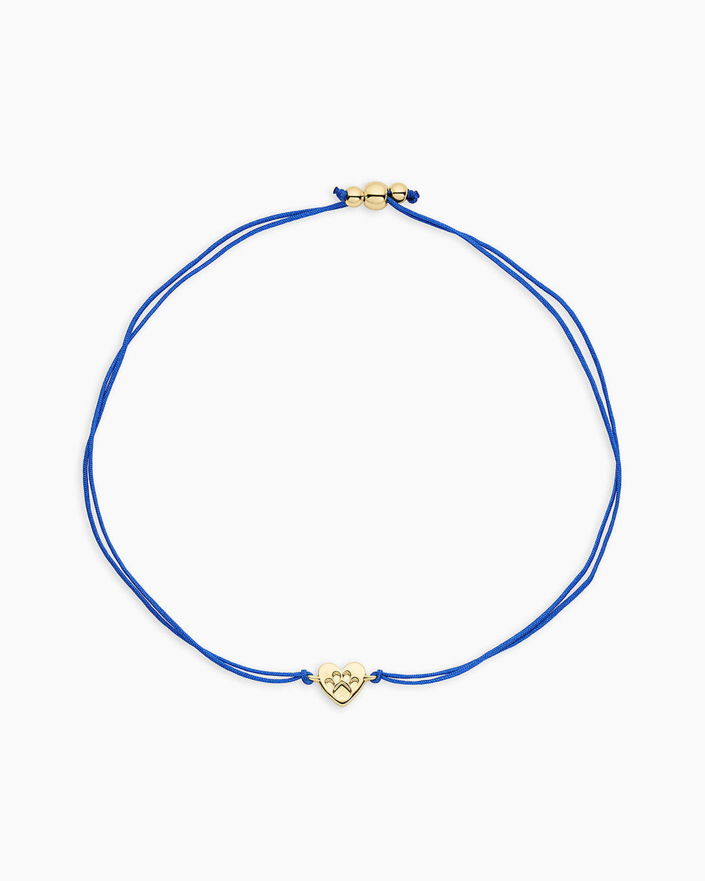 Single Paw Heart Bracelet || option::18K Gold Plated