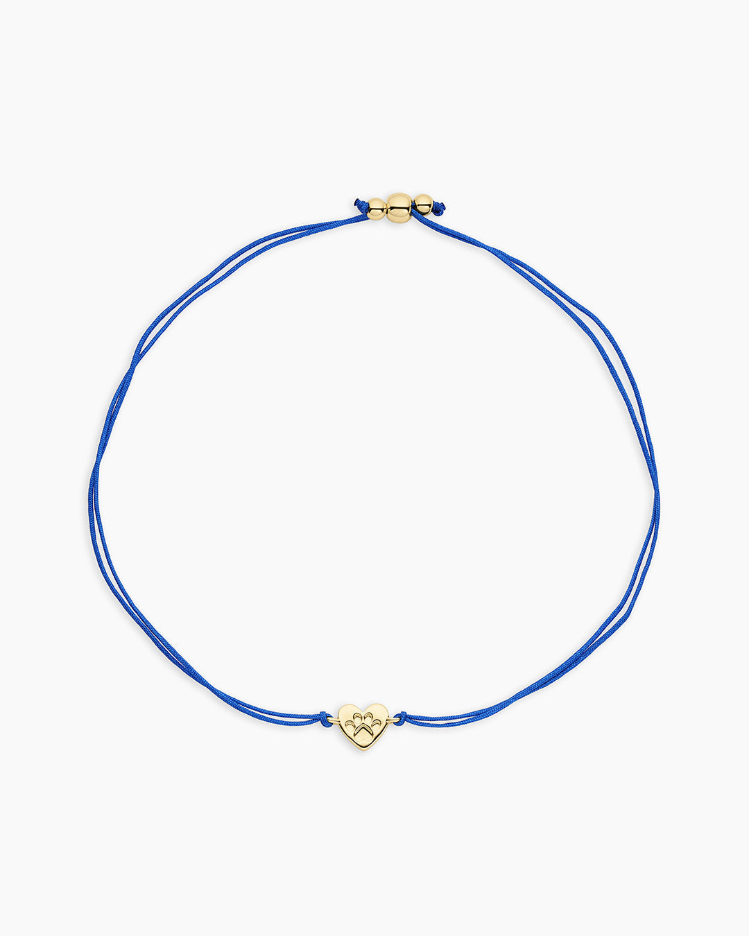 Single Paw Heart Bracelet || option::18K Gold Plated