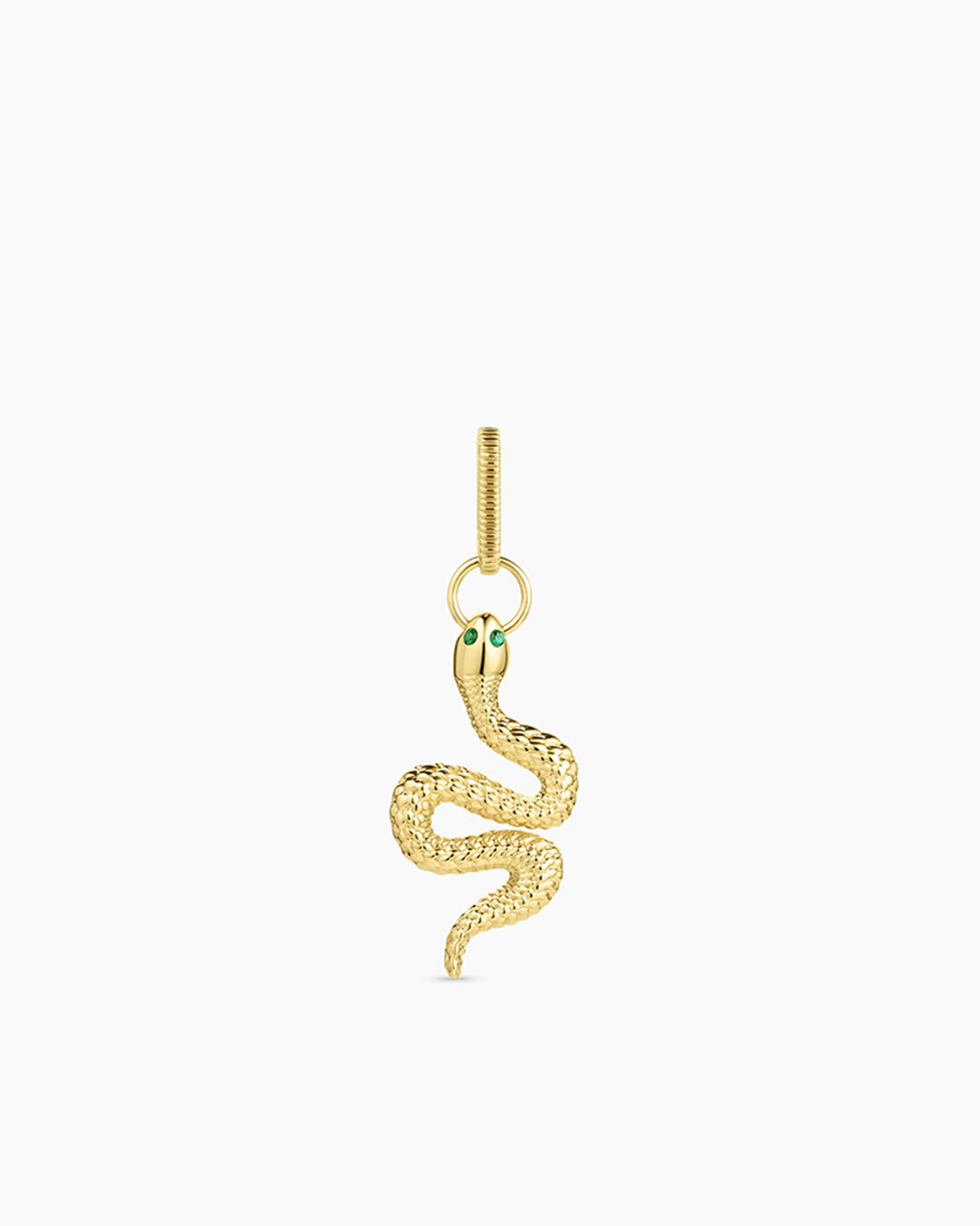 Snake Statement Charm || option::18K Gold Plated