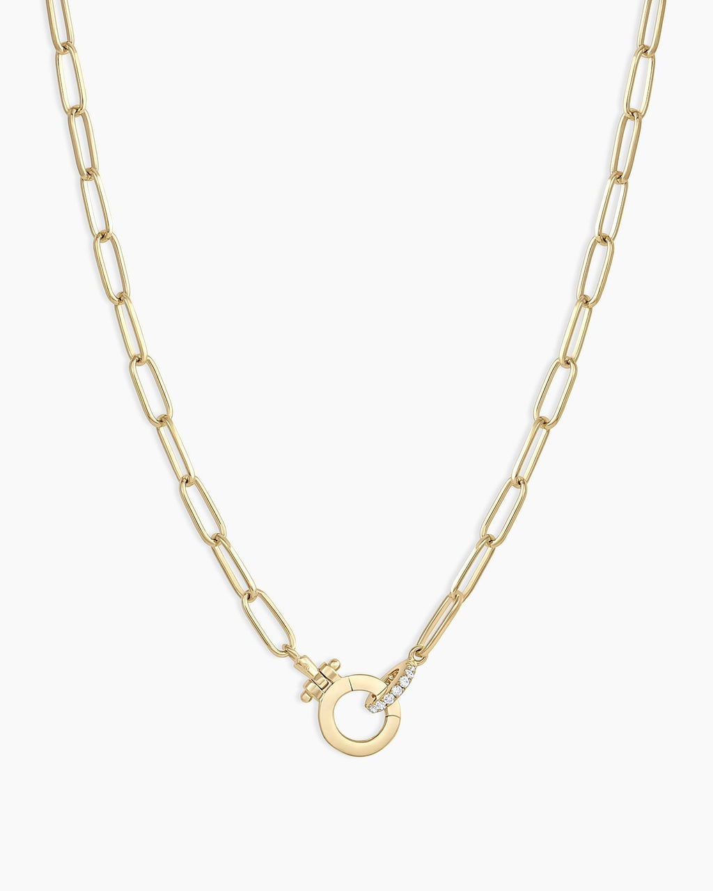Diamond ParkerNecklace  || option::14K Solid Gold