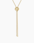 Scallop Bolo Necklace || option::18K Gold Plated