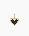 Vintage Heart Star Parker Charm || option::18K Gold Plated