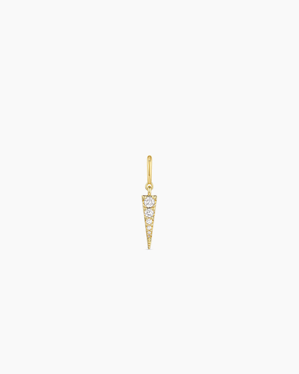Shimmer Dagger Parker Charm || option::18K Gold Plated